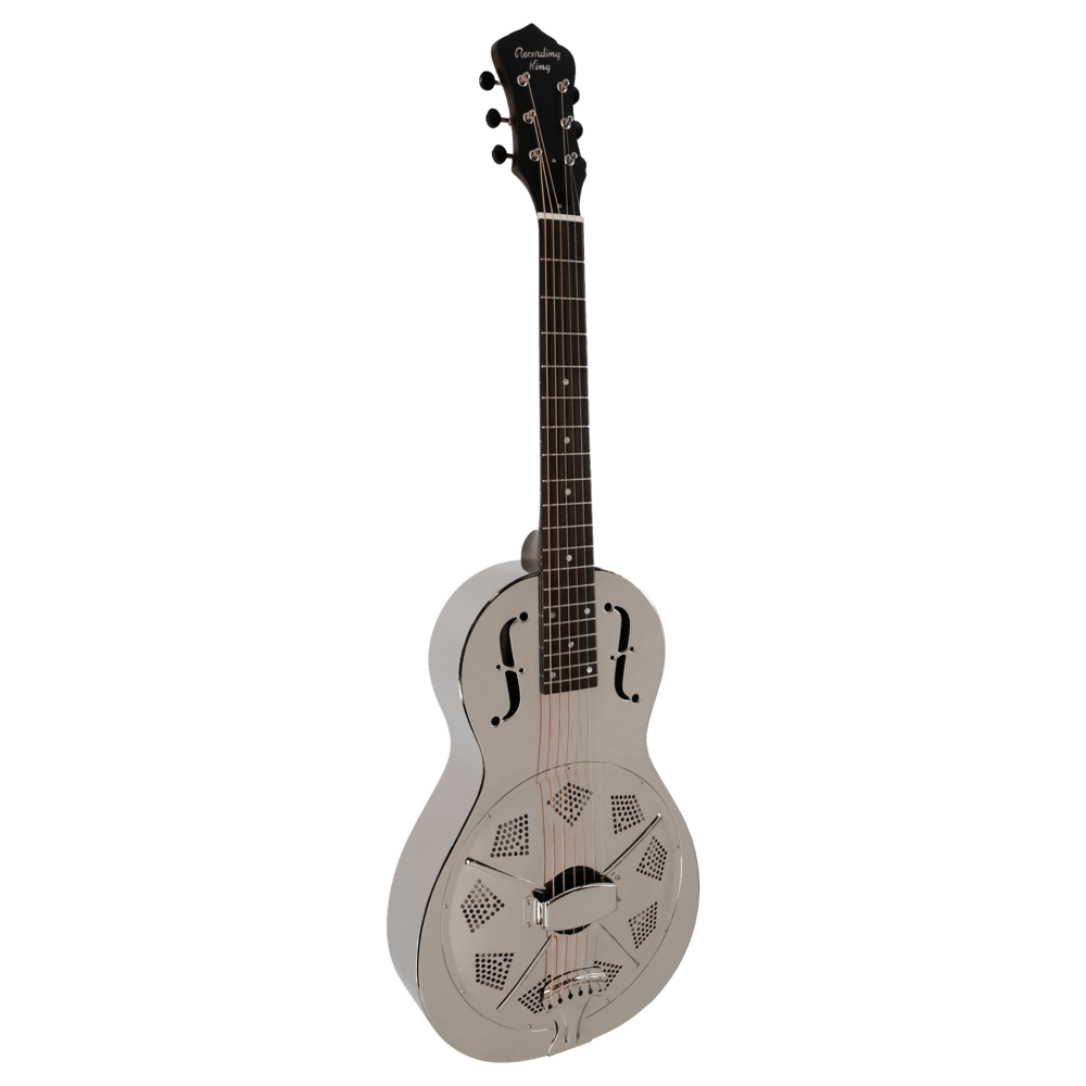 Recording King RM 993 Bell Brass Parlour Resonator Guitar in